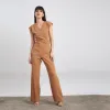 Lupin Formal Side Zip Pant - Beige sold by Salt Attire