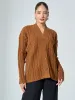 Nordic-Tan Cable Knit Cardigan - Tan sold by Salt Attire