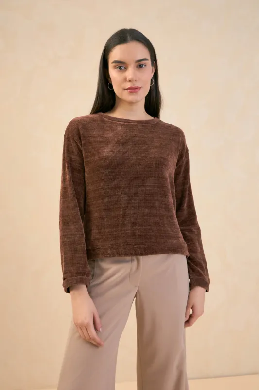 Margo Corduroy Jumper - Brown sold by Salt Attire