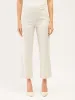Liberal-Off White Stripes Striped Formal Side Zip Pant - Off White & White sold by Salt Attire