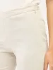 Liberal-Off White Stripes Striped Formal Side Zip Pant - Off White & White sold by Salt Attire