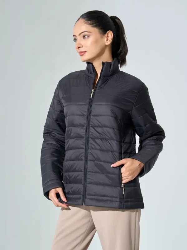Maeve-Black Puffer Jacket - Black sold by Salt Attire