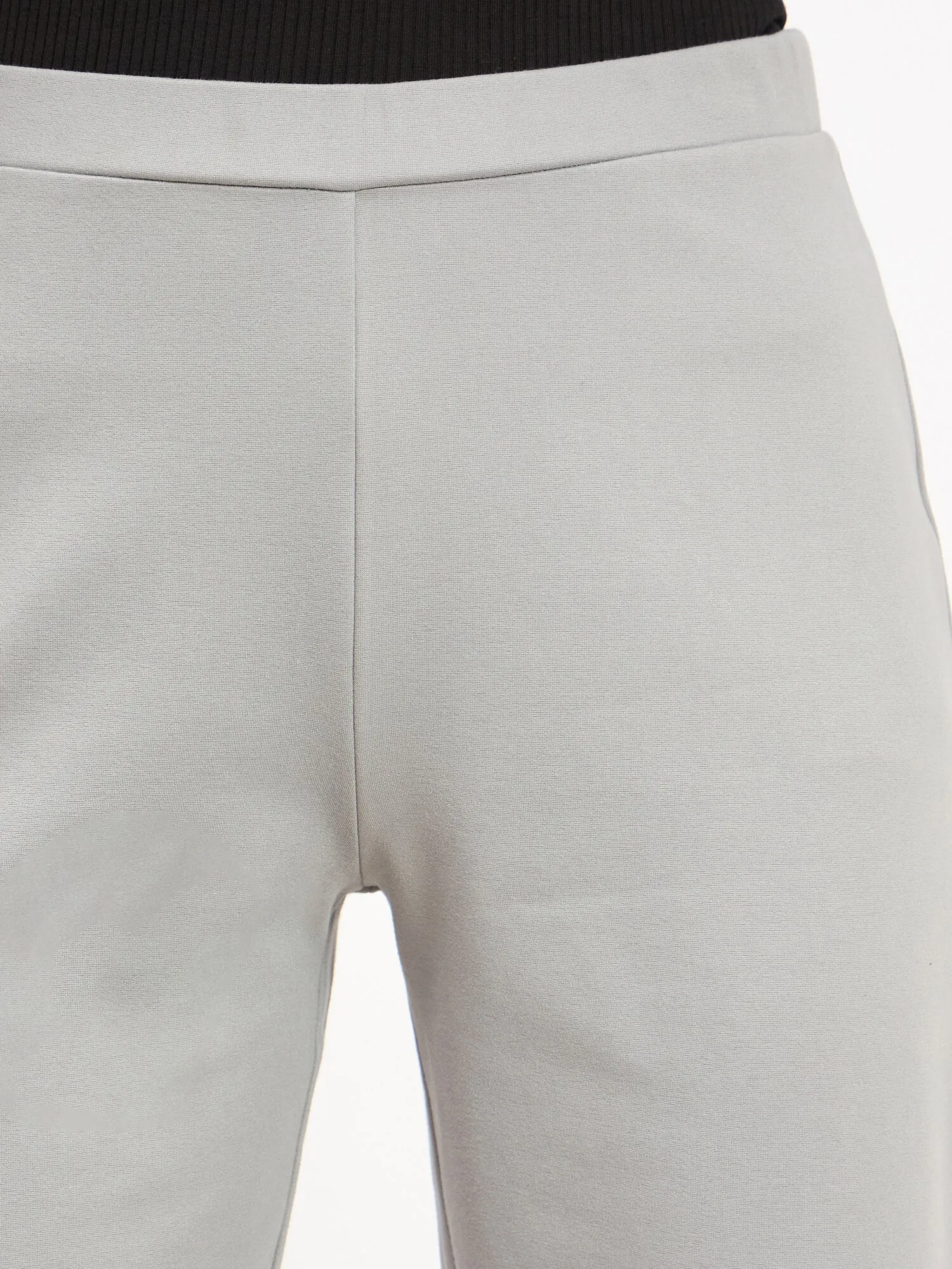 Airy Pull On Straight Jeggings - Grey sold by Salt Attire product image thumbnail 3