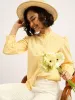 Finch Frill Trimmed Shirt - Yellow & White sold by Salt Attire