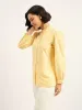 Finch Frill Trimmed Shirt - Yellow & White sold by Salt Attire