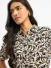 Sabine Short Elasticated Sleeve Shirt - Black sold by Salt Attire
