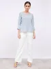 Cleo Formal Side Zip Pant-White sold by Salt Attire