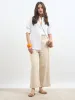 Solace Oversize Drop Shoulder Shirt-White sold by Salt Attire
