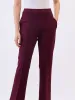 Limitless Bootcut Ponte Pants-Wine sold by Salt Attire