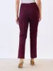 Limitless Bootcut Ponte Pants-Wine sold by Salt Attire