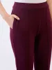 Limitless Bootcut Ponte Pants-Wine sold by Salt Attire