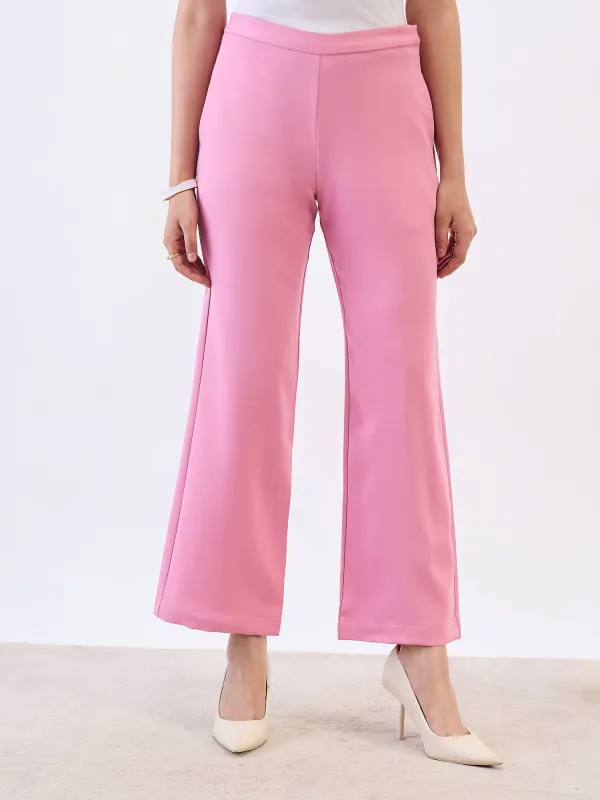 Lupin Straight Fit pant-Pink sold by Salt Attire