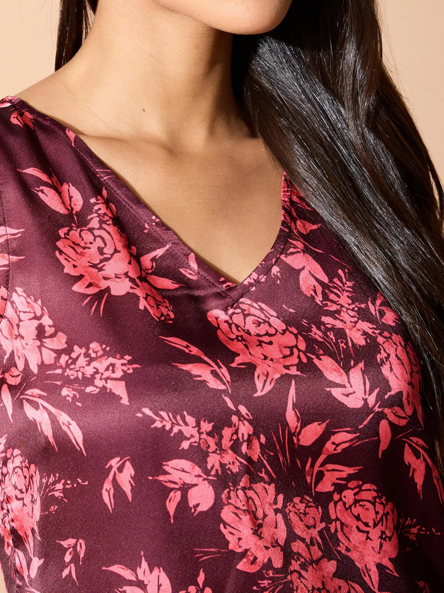 Niranda V Neck Sleeveless Top-Multi sold by Salt Attire product image thumbnail 3