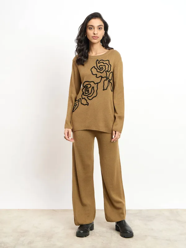 Liana-Pant-Khakhi sold by Salt Attire