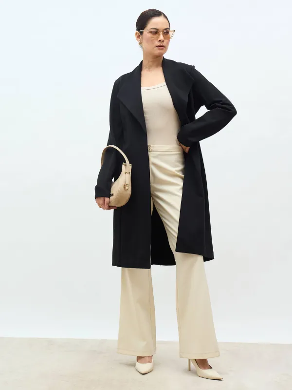 Whistler Shawl Collar Cape-Black sold by Salt Attire