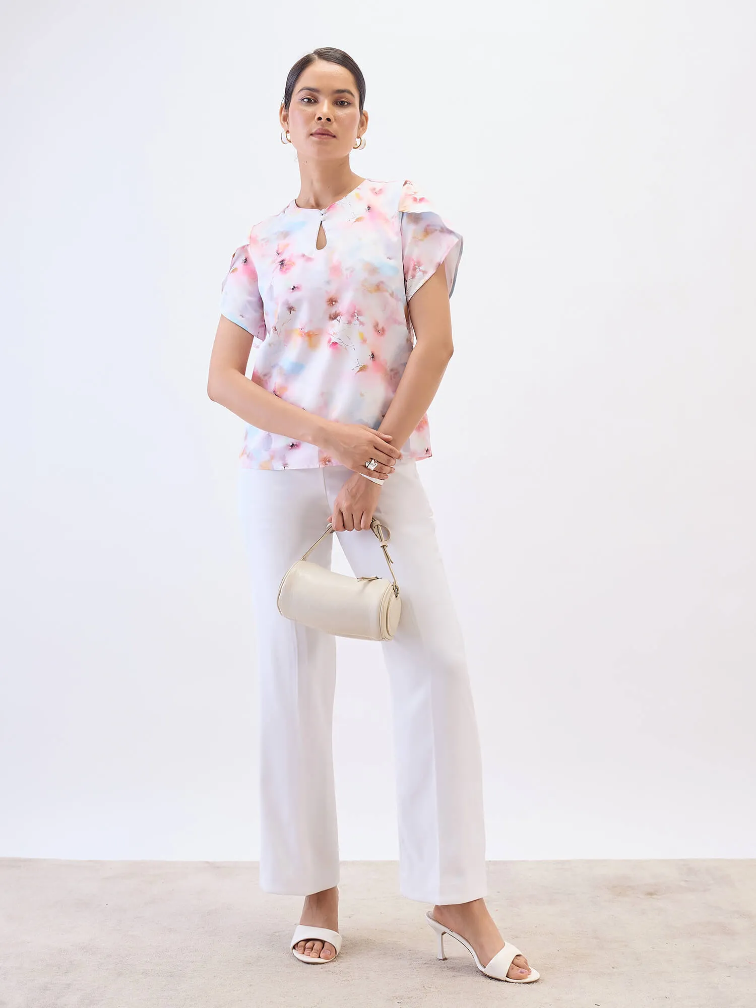 Briza Petal Sleeves Top-Multi sold by Salt Attire product image thumbnail 2