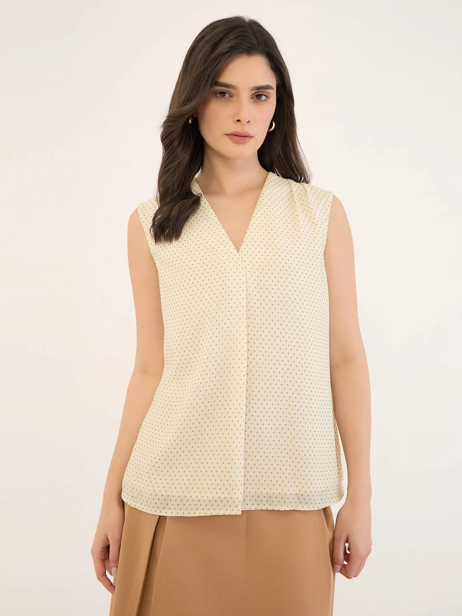 Orlina Pleat Detail Top -Patel Yellow sold by Salt Attire product image thumbnail 2
