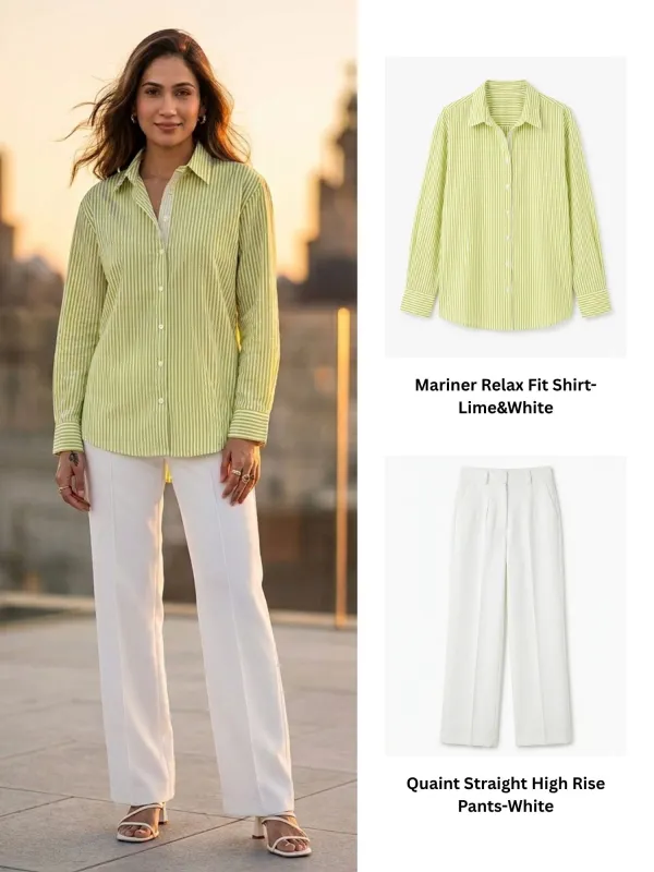 Lime Line Luxe made by Salt Attire