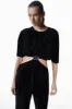 Shimmering Cutout T-shirt sold by Santa Brand