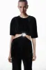Shimmering Cutout T-shirt sold by Santa Brand
