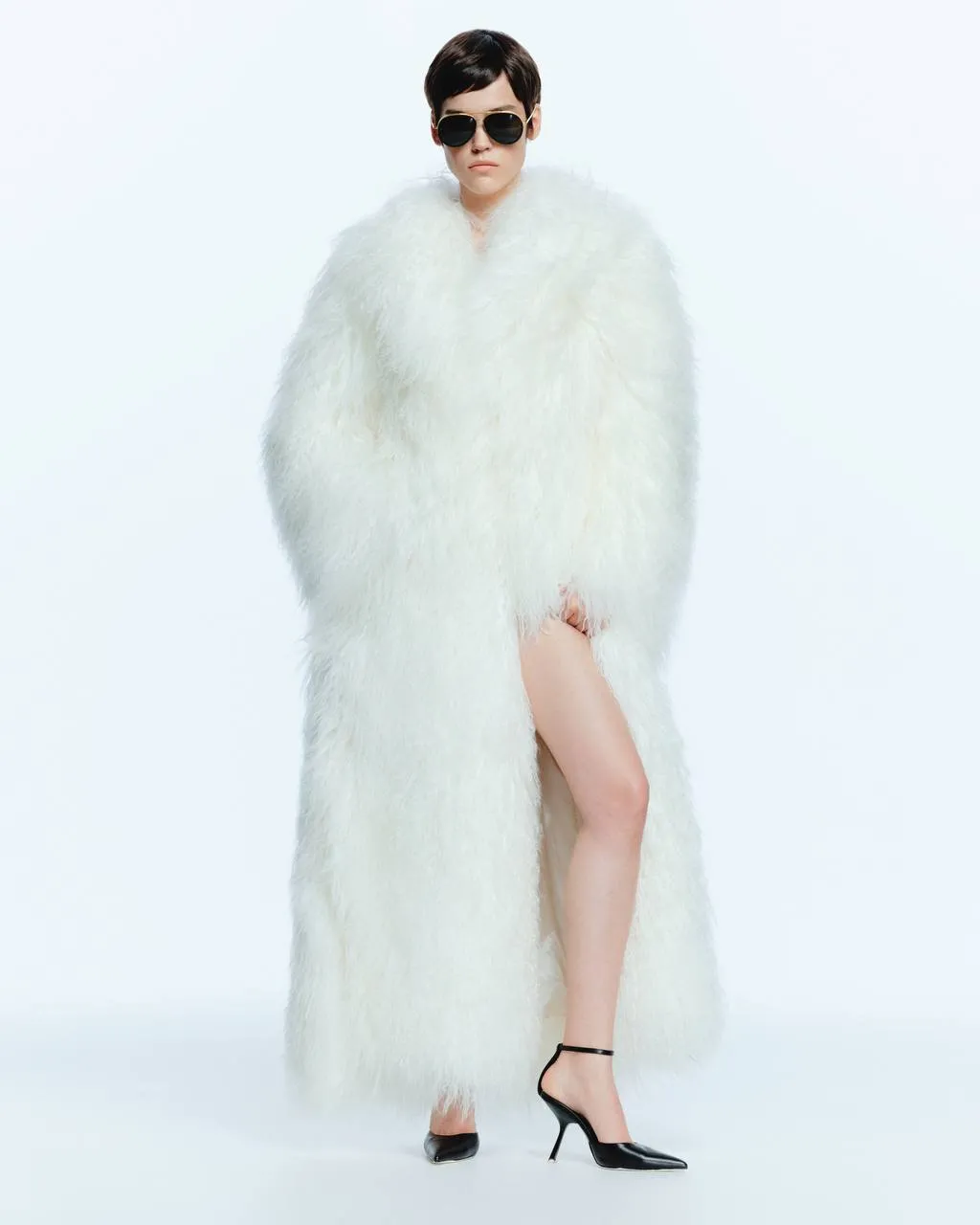 Long Fur Coat sold by Santa Brand product image thumbnail 4