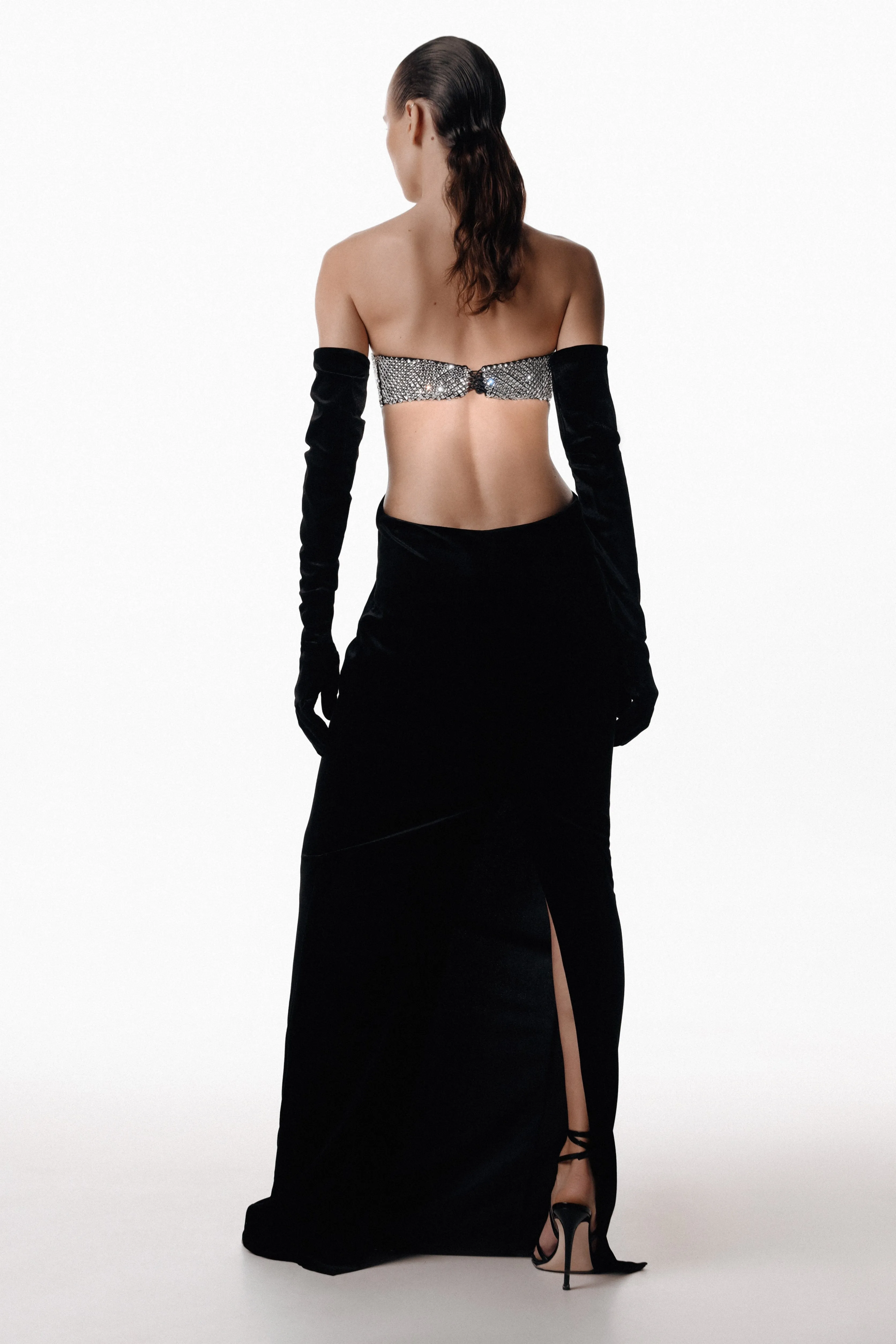 Maxi Dress with Crystal Bra sold by Santa Brand product image thumbnail 5