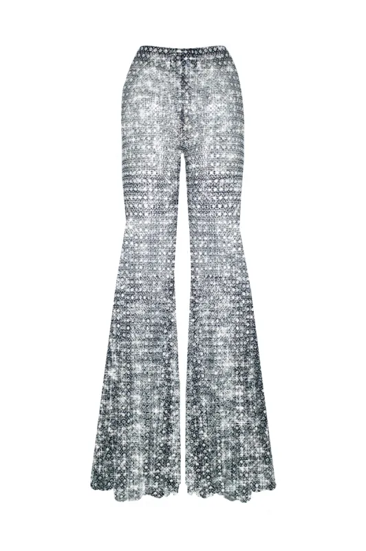 Flared Mesh Pants sold by Santa Brand