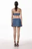 Denim Mini Skirt sold by Santa Brand