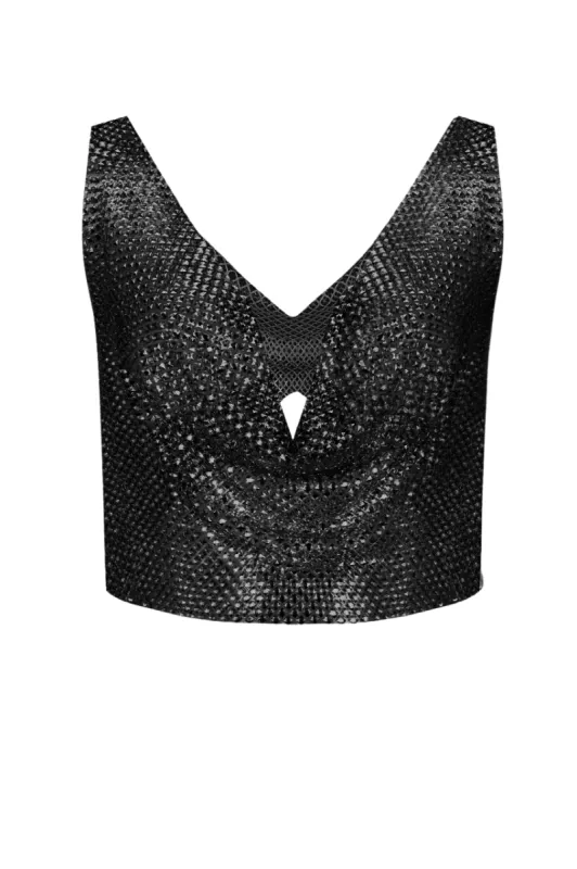 Flow Top in Black made by Santa Brand