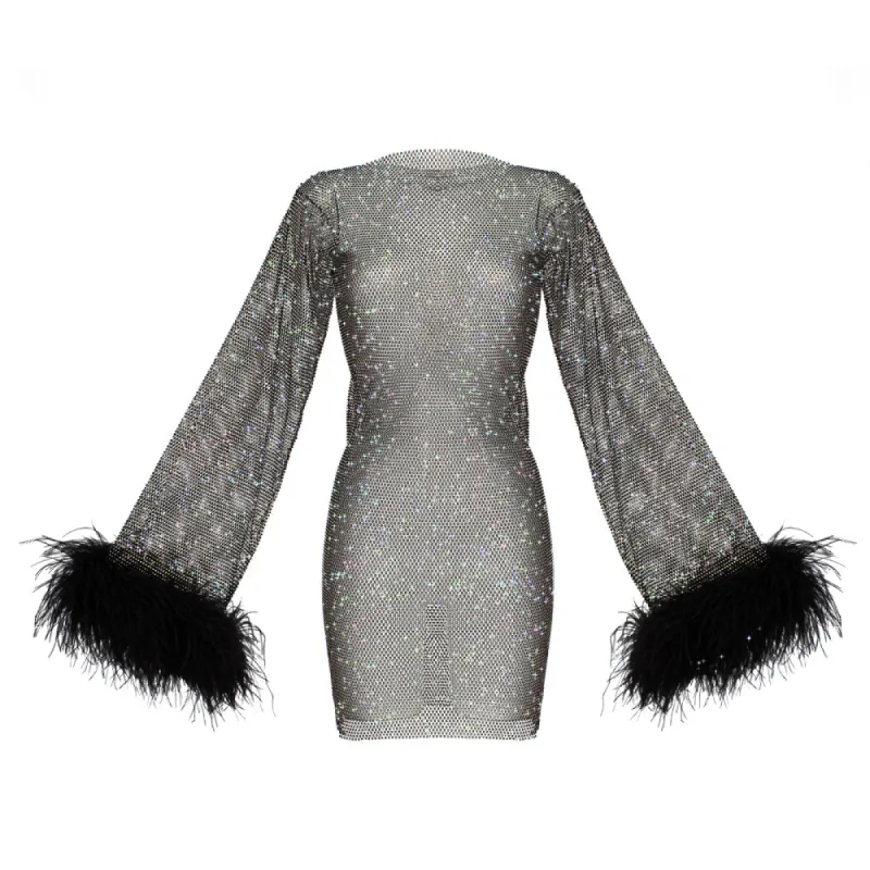 Feathers Dress sold by Santa Brand