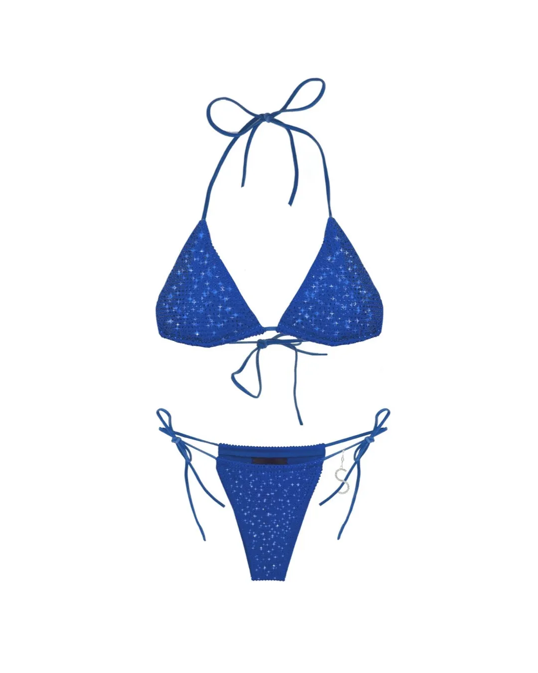 Capri Blue Triangle Dahlia Bikini sold by Santa Brand product image thumbnail 4