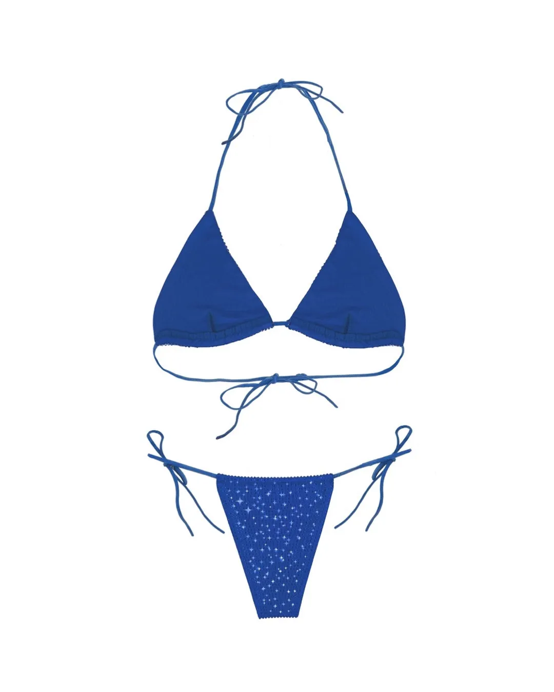 Capri Blue Triangle Dahlia Bikini sold by Santa Brand product image thumbnail 5