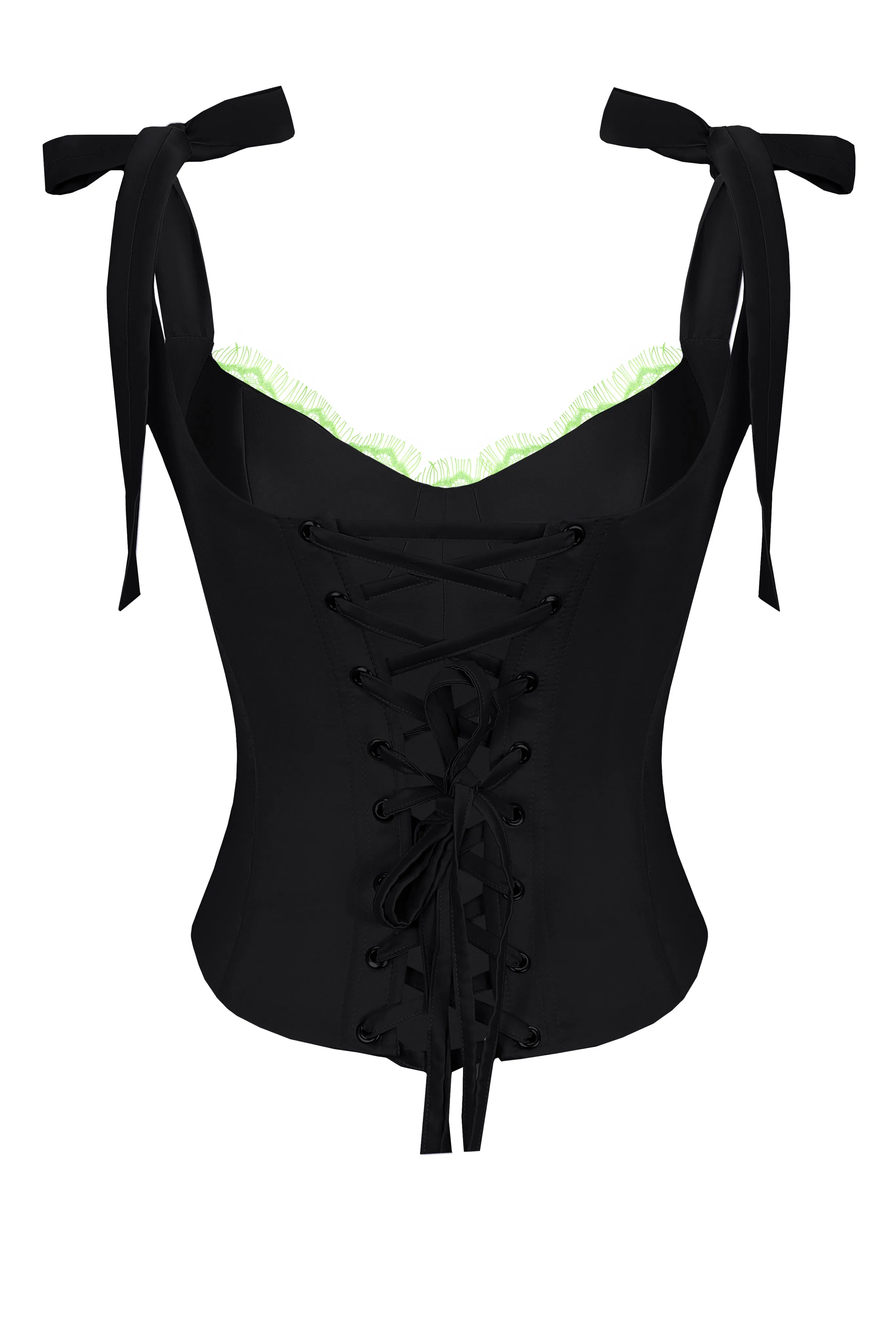 Corset w/Ties Black sold by Santa Brand product image thumbnail 2