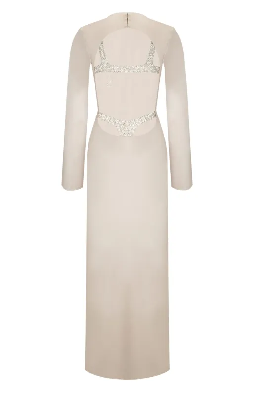 Maxi Dress w/Slit sold by Santa Brand