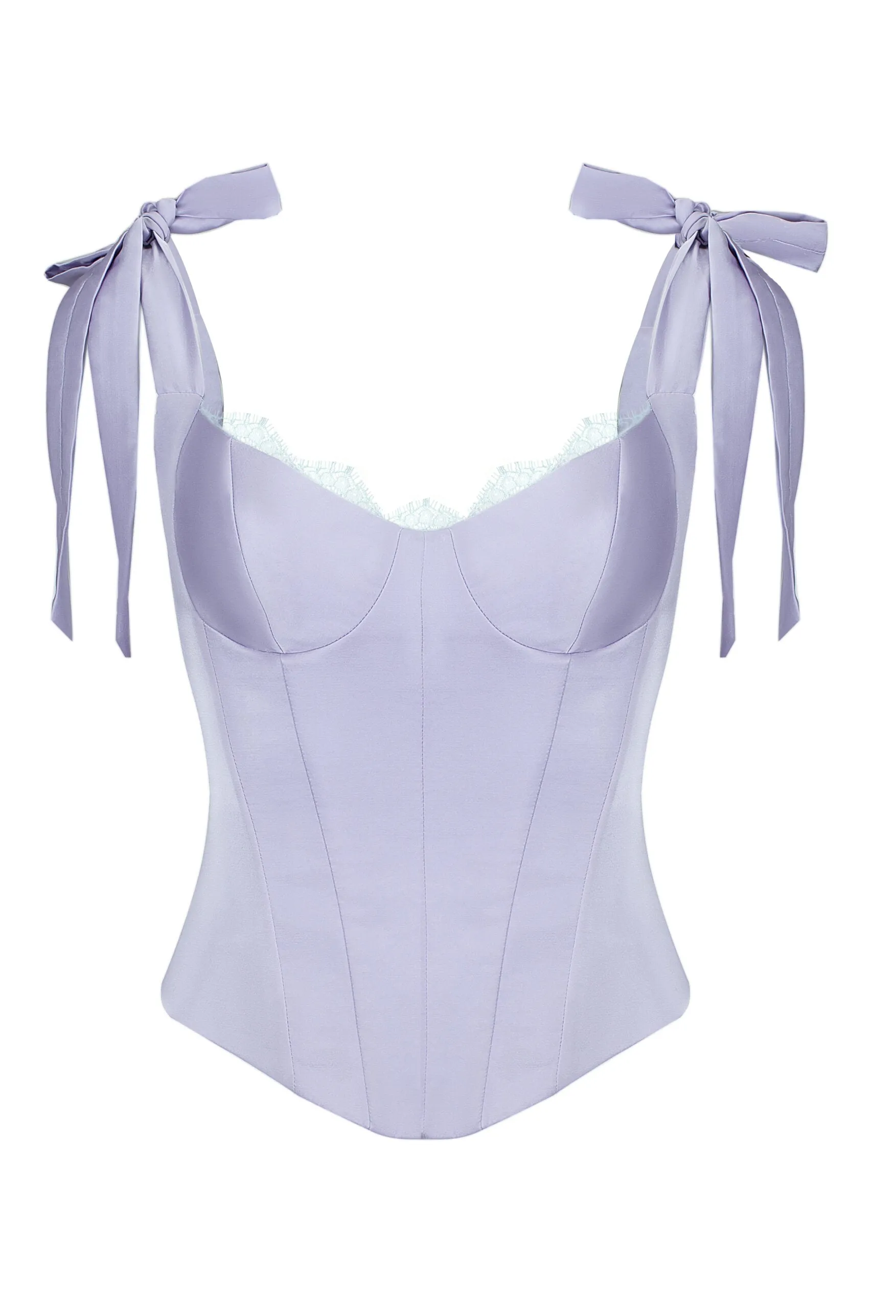Corset w/Ties Lilac sold by Santa Brand
