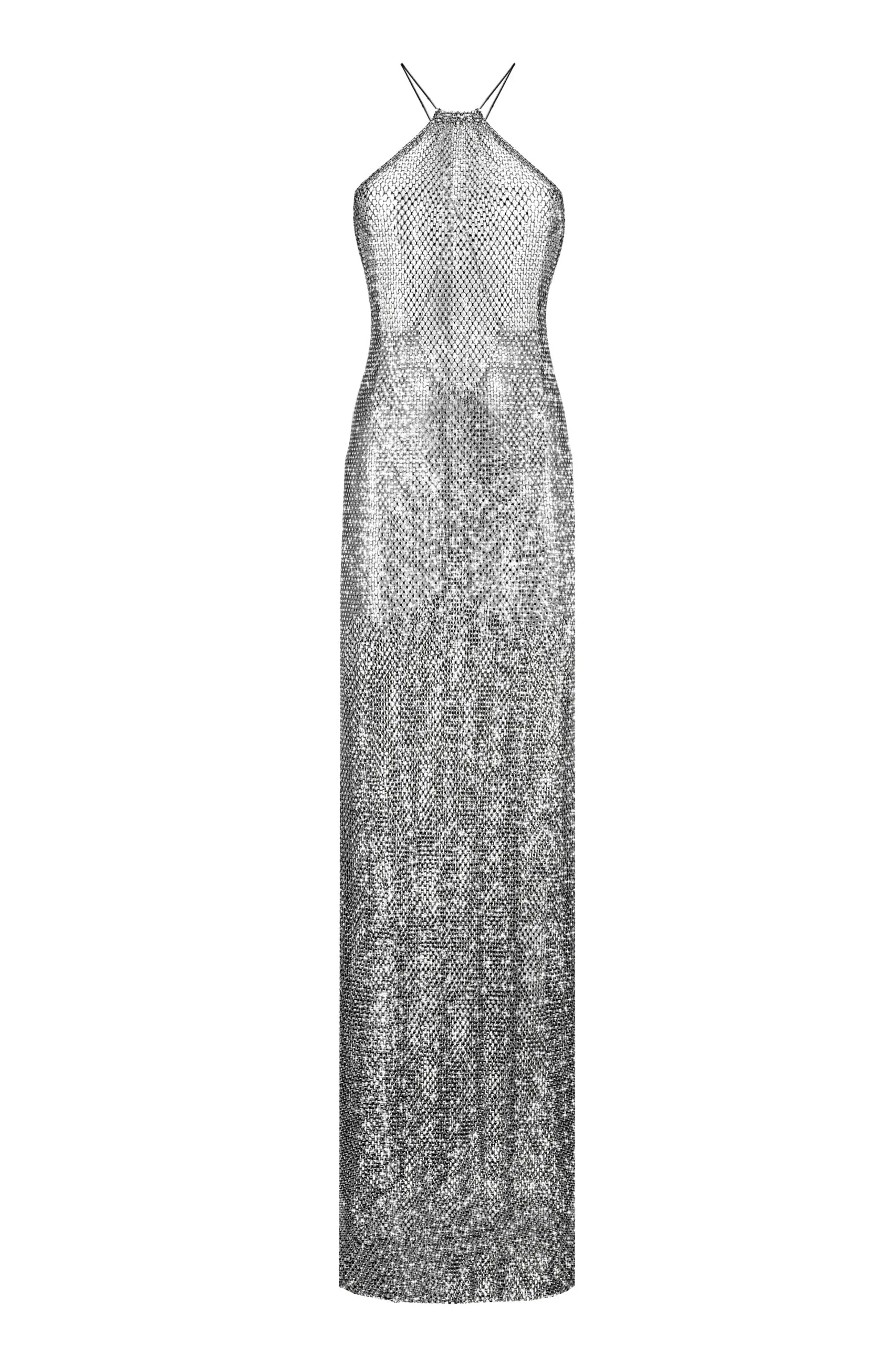 Maxi Dress with Open Back Graphite sold by Santa Brand