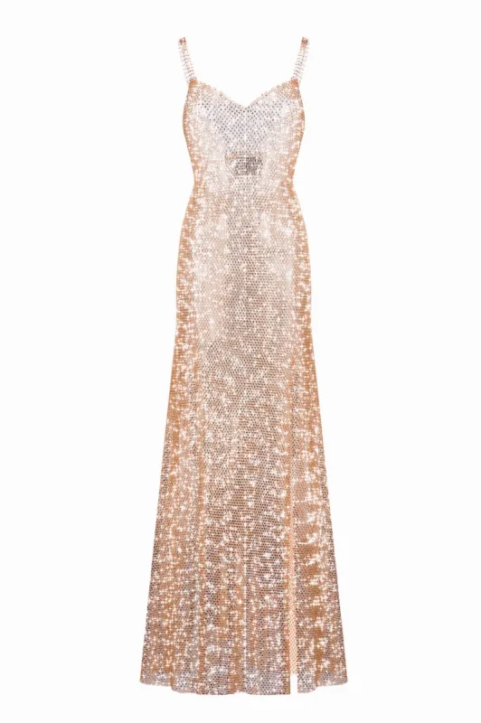 Maxi Sundress With Slit sold by Santa Brand