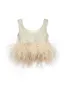 Crop Top With Feathers sold by Santa Brand
