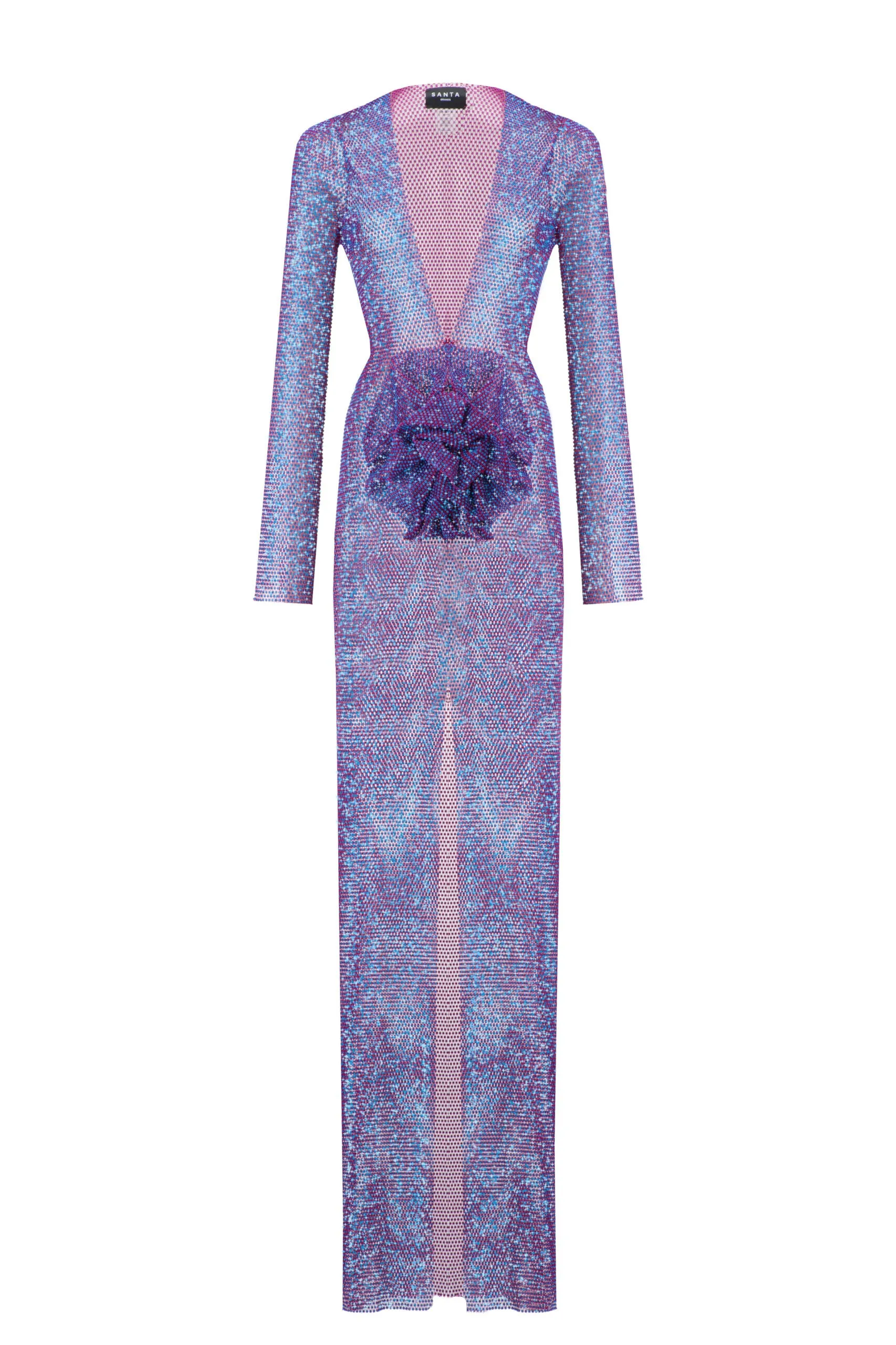 Sparkle Maxi Dress with Flower sold by Santa Brand product image thumbnail 4