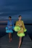 Yellow Feathers Skirt sold by Santa Brand