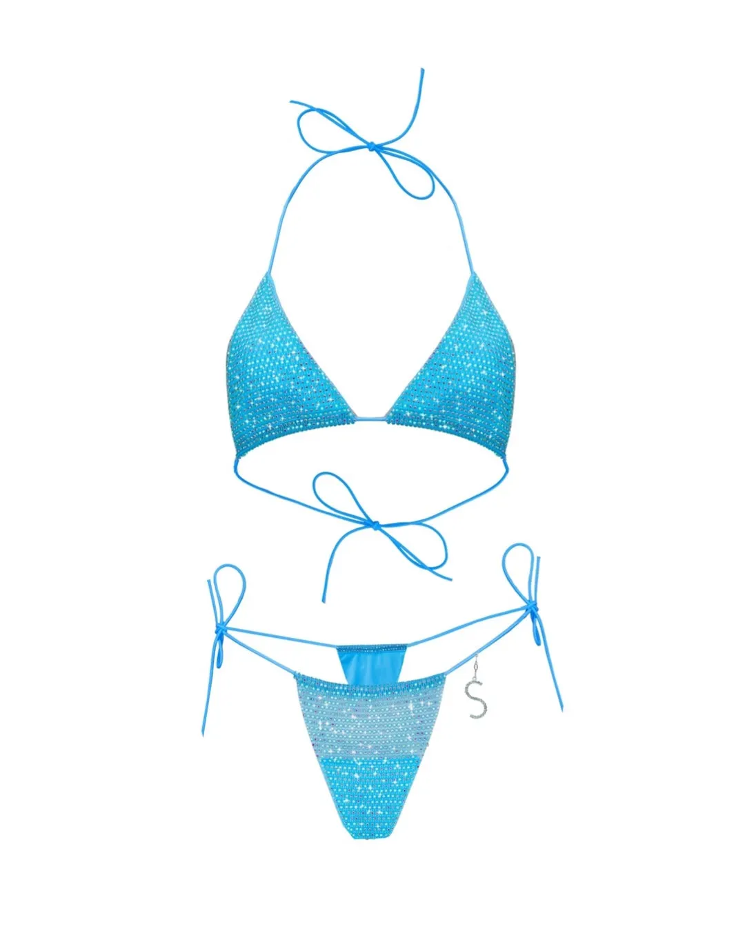 Blue Triangle Orchid Bikini sold by Santa Brand