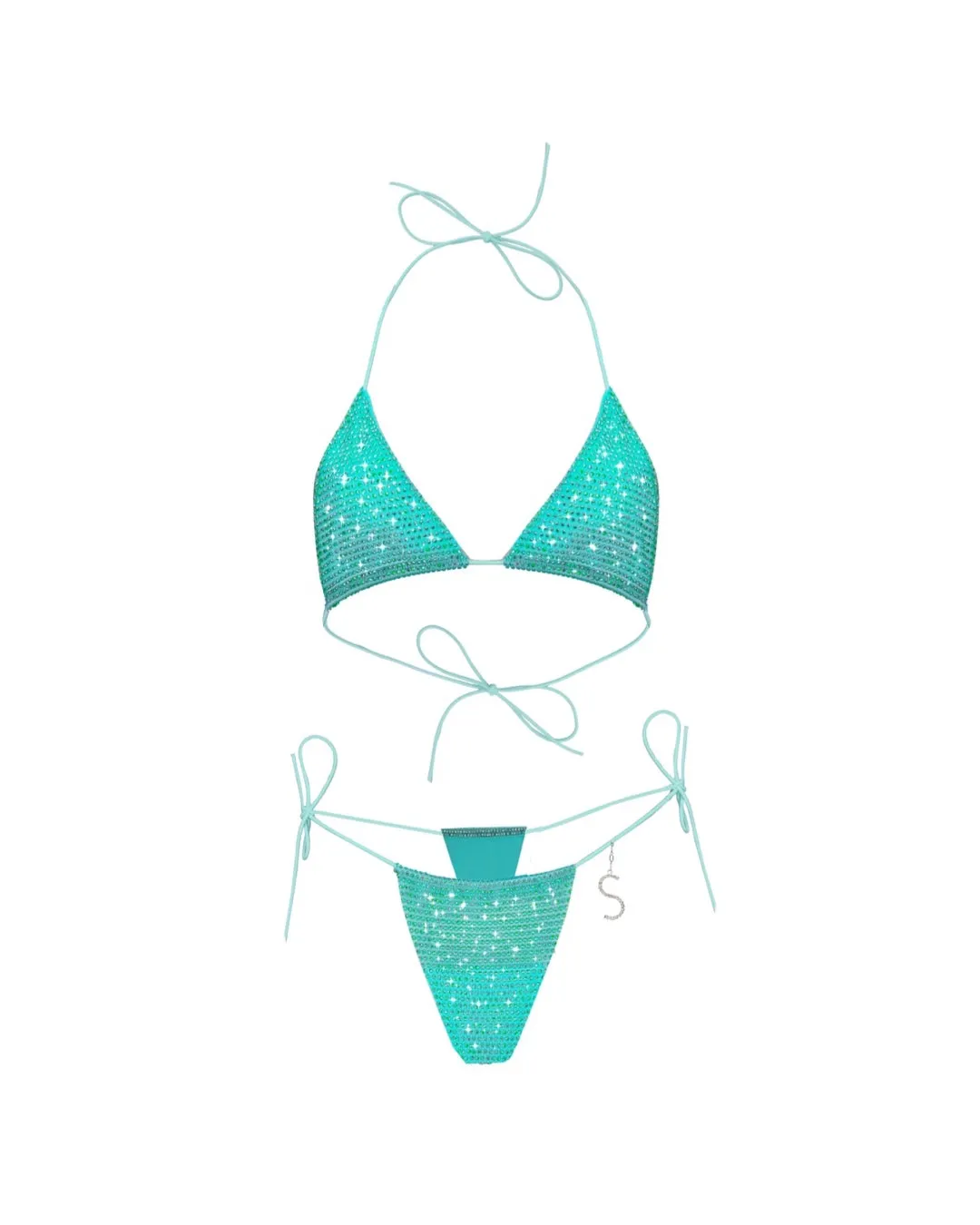 Mint Triangle Orchid Bikini sold by Santa Brand product image thumbnail 3