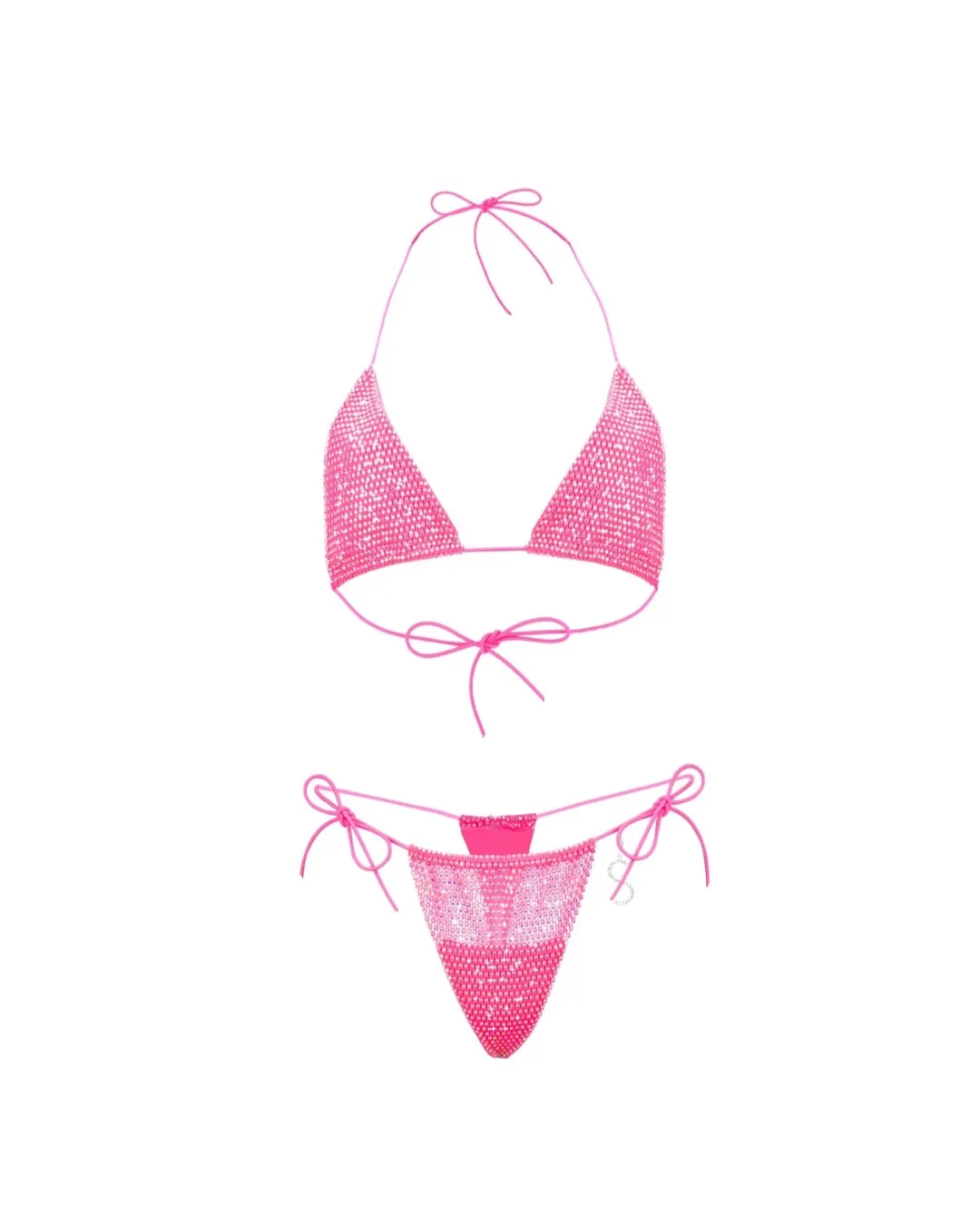 Barbie Pink Triangle Orchid Bikini sold by Santa Brand