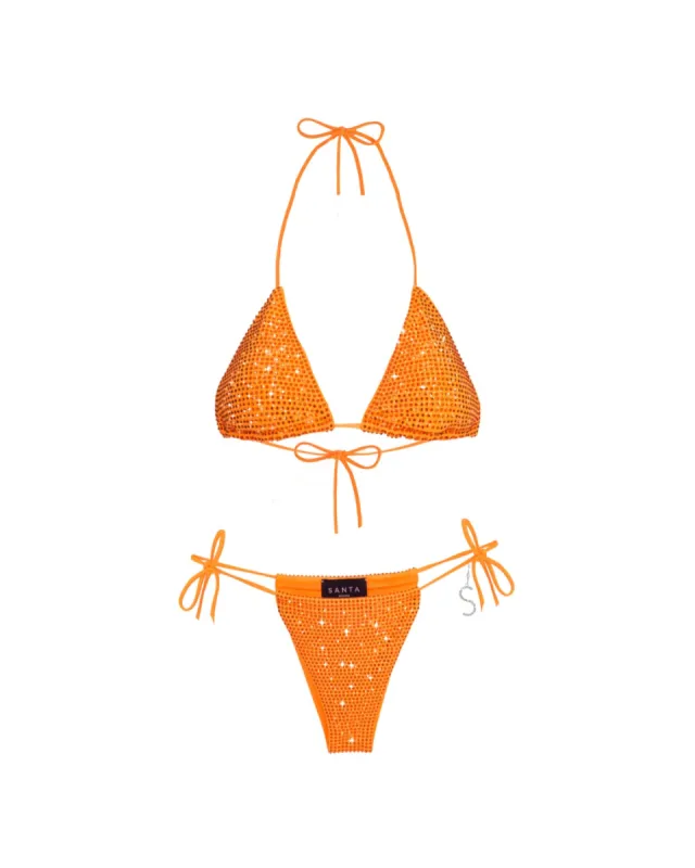 Hyacinth Triangle Dahlia Bikini sold by Santa Brand