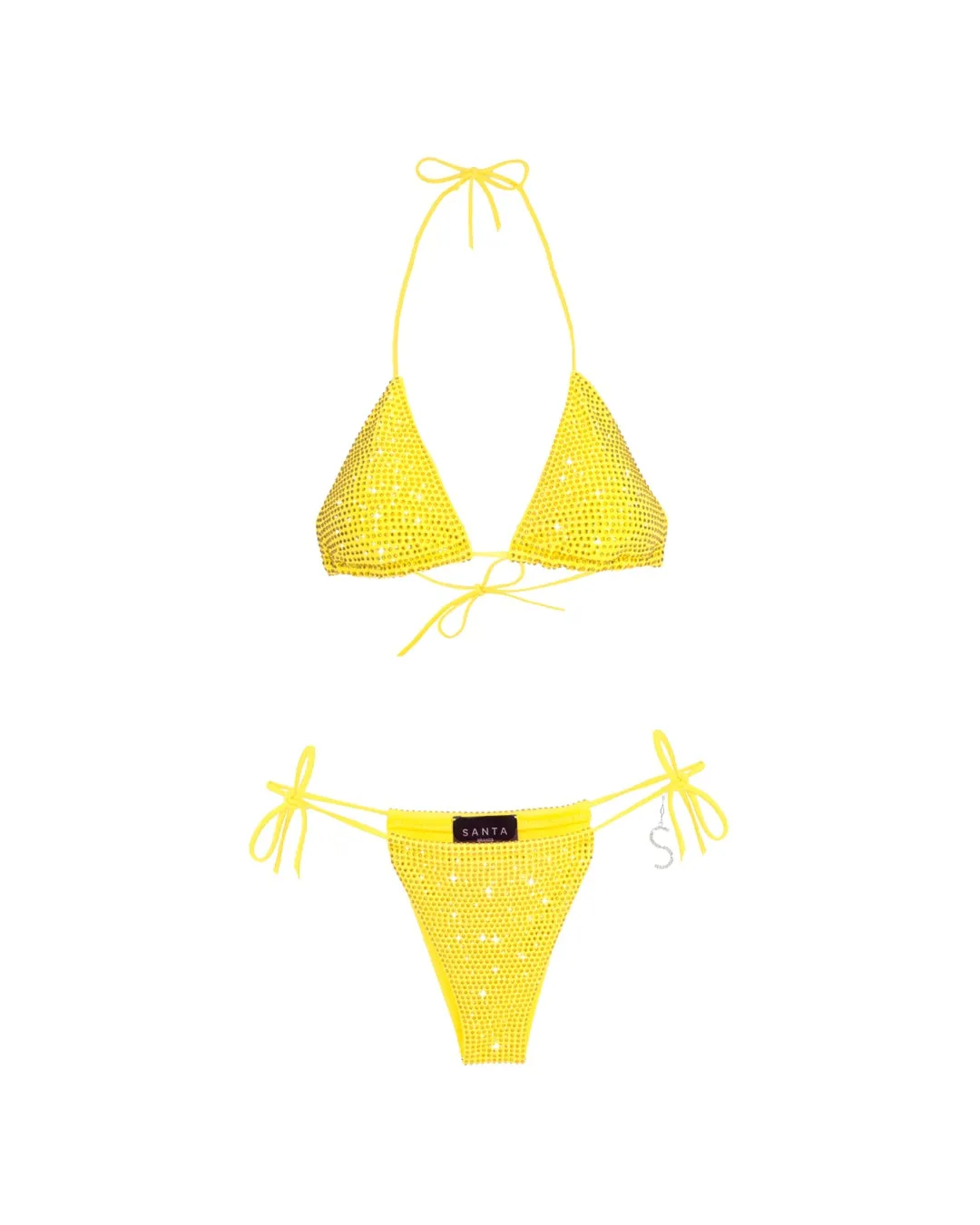 Citrine Triangle Dahlia Bikini sold by Santa Brand