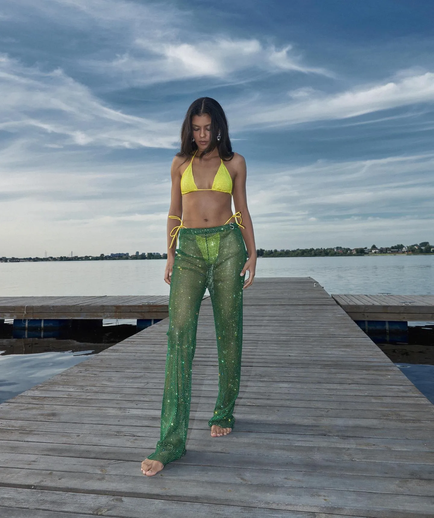 Citrine Triangle Dahlia Bikini sold by Santa Brand product image thumbnail 3