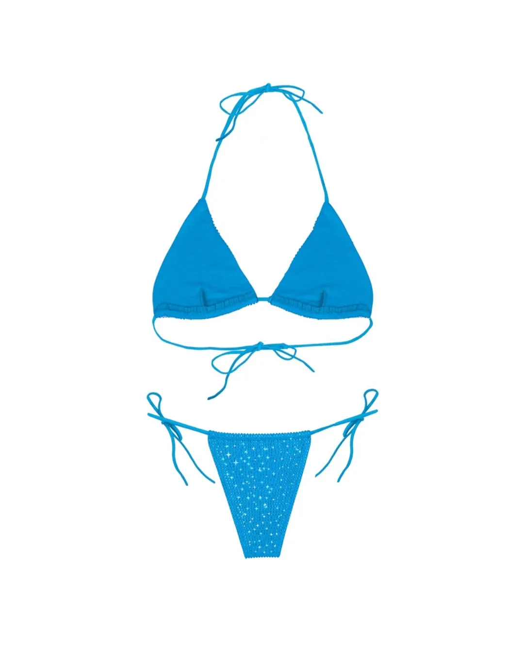 Blue Zircon Triangle Dahlia Bikini sold by Santa Brand product image thumbnail 2