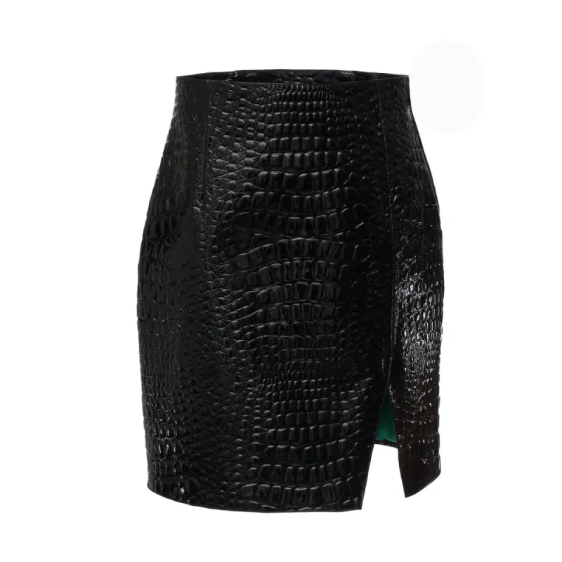 Crocodile Mini Skirt sold by Santa Brand