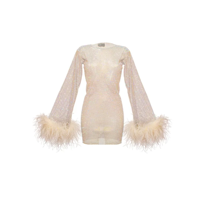 Feathers Dress sold by Santa Brand