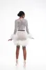 Sparkle Feathers Crop Top sold by Santa Brand